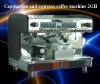 Commercial coffee machine for Cappuccino and Espresso