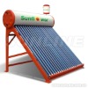 Compact No-pressure Solar Thermal Collector with Immersion Heater