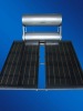 Compact flat panel solar water heater