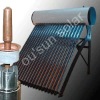 Compact heat pipe pressurized solar water heater