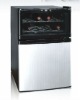 Compact hotel refrigerator with wine cooler