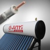 Compact pressurized heat pipe solar water heater