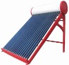 Compact unpressurized solar water heating system