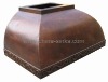 Copper Range Hood with solid copper rivets