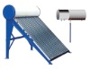 Copper coil pressurized solar water heater system: