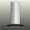 Curved glass chimney hood JP313A2