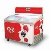 Curved glass door freezer/Ice Cream Display Freeze-D