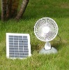 DC solar fan