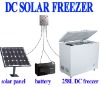 DC solar freezer 258L