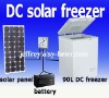 DC solar freezer