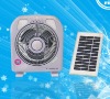 DC solar power fan with LED light XTC-1225A