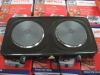 Double burner coffee pot hot plate