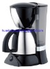 Drip coffee maker with stainless steel jar