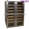 Dual Zone Wine Cabinet Cooler Hold 32 Bottles