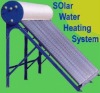 EN12976 compact thermosyphone non-pressure vacuum tube solar enegy water heater system