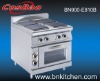 Electric cooking stove with oven