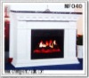 Electric fireplace for home decoration and heating