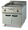 Electric griddle with cabinet/cast iron griddle