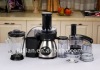 Electric stainless steel 6 in 1 multi function food processor