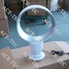 Electric table fan without blades