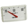Electric water heater thermometer