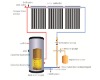 Environmental-protection vacuum tube solar water heater with heat pipe