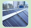 Environmental split pressurized solar water heater
