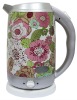 Fashional decorated kettle with adjustable temperature function