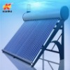 Feed tank preheated solar water heater