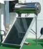 Flat panel solar water heater