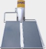 Flat panel solar water heater