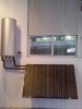 Flat plate solar hot water heater