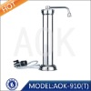 Food Grade #304 faucet mounted alkaline water filter