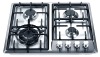 Four burner stainess steel gas hobs