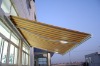 Full cassette Awning - folding arm sunshade LCG arm with lamp