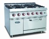 Gas Range With 6-Burner and Oven 60kW power