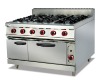 Gas Range with 6 burner and oven GH-997A