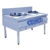 Gas two burners oven with water tap for hotel kitchen equipment passed ISO9001