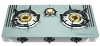 Glass gas stove with india burner