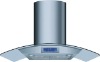 Glass range hood