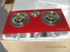 Glass top gas cooker