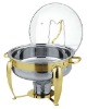 Gold-plated stainless steel meal stove