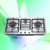 HOT!!!70cm built in glass/ss two 2 burner 5.2kw big power gas cooker cooktop gas stove gas hob model 818BM3ZI