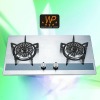 HOT!!!70cm built in glass two 2 burner gas cooker cooktop gas stove gas hob model 858EC137XF