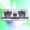 HOT!!!competitive pricing 70cm built in glass two 2 burner gas cooker cooktop gas stove gas hob model 858137X
