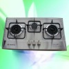 HOT!!!competitive pricing 80cm built in glass /SS 3 three burner gas cooker cooktop gas stove gas hob model ST3-72