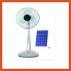 HT-PLD-3A 14" solar operated fan rechargeable fan with LED light