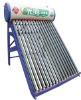 Heat pipe solar water heater