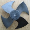 High quality plastic axial fan blade diameter 400mm for household air source water heater