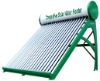 Home non-pressurized evacuated tube solar water heater